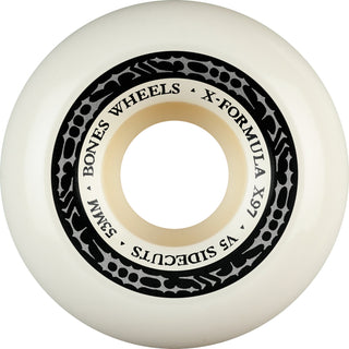 Bones Skateboard Wheels 53mm 97A X-Formula V5 Sidecuts