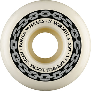 Bones Skateboard Wheels 56mm 97A X-Formula V7 Double Locks