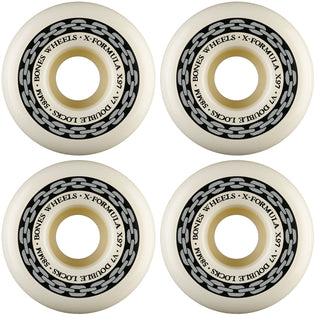 Bones Skateboard Wheels 58mm 97A X-Formula V7 Double Locks
