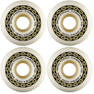 Bones Skateboard Wheels 56mm 99A X-Formula V7 Double Locks