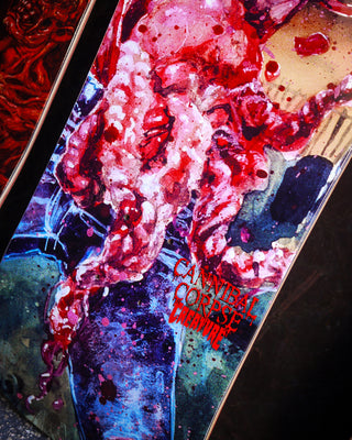 Creature Skateboard Deck Cannibal Corpse Eaten Back to Life 9.34" x 31.65"