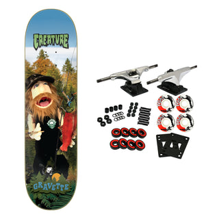 Creature Skateboard Complete Gravette Fuzzy Creature Fiends 8.3" x 32.2"
