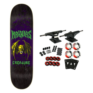 Creature Skateboard Complete Torres Skull Bat Stumps 8.51" x 31.88"