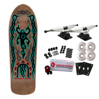 Santa Cruz Skateboard Complete Dressen Tribal Reissue 9.9" x 31.4"