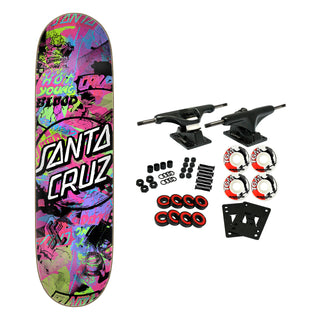 Santa Cruz Skateboard Complete Cut Collage 8.5" x 32.2"