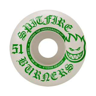 Core Hollow Skateboard Trucks 7.75" + 51mm Spitfire Burners Wheels, Abec 5 Bearings