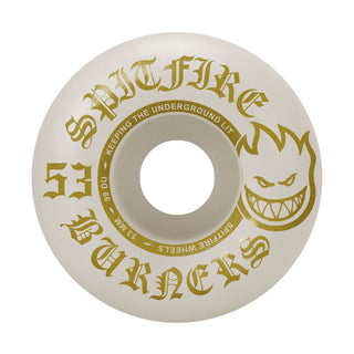 Core Hollow Skateboard Trucks 7.75" + 53mm Spitfire Burners Wheels, Abec 5 Bearings