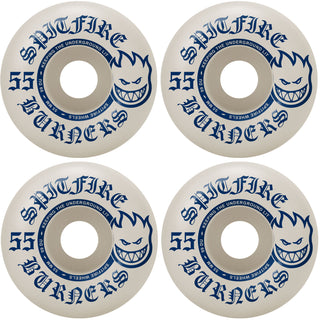 Spitfire Skateboard Wheels 55mm Burners with Bronson Pro G3 Bearings