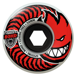 Spitfire Skateboard Wheels 54mm 80HD Classic Full 80A Soft Cruiser
