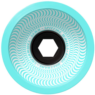 Spitfire Skateboard Wheels 80HD Superwides 58mm Seafoam with Bronson Pro G3 Bearings