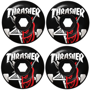 Spitfire Skateboard Wheels 56mm 80HD Thrasher Burn Classic Full Black