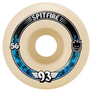 Spitfire Skateboard Wheels 56mm F4 Soft Sliders 93A Radials Natural
