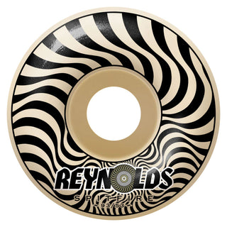 Spitfire Skateboard Wheels 53mm 93A Reynolds Formula 4 Classics with Bronson Pro G3 Bearings