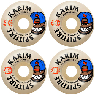 Spitfire Skateboard Wheels 58mm F4 97A Karim Callender Burn Squad Radial Full Natural