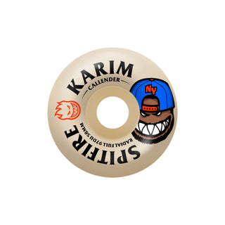 Spitfire Skateboard Wheels 58mm F4 97A Karim Callender Burn Squad Radial Full Natural