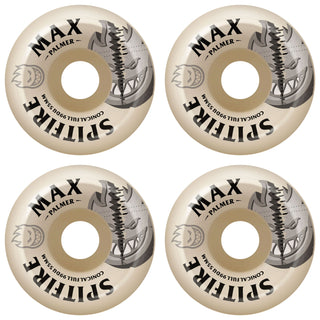 Spitfire Skateboard Wheels 55mm F4 99A Max Palmer Burn Squad Conical Full Natural