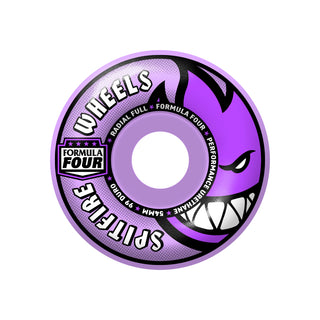 Spitfire Skateboard Wheels 54mm F4 99A Radial Full Light Purple