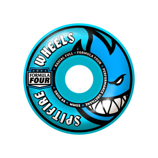Spitfire Skateboard Wheels 55mm F4 99A Radial Full Light Blue