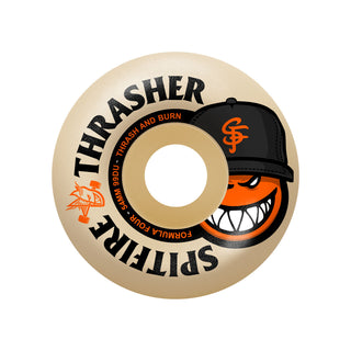 Spitfire Skateboard Wheels 54mm F4 99A Thrasher The City Radial Full Natural