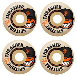 Spitfire Skateboard Wheels 54mm F4 99A Thrasher The City Radial Full Natural