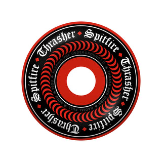 Spitfire Skateboard Wheels 58mm F4 99A Thrasher Oath Radial Full Red