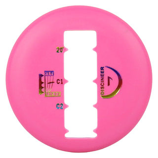 Discineer Run Maker Disc Golf Distance Estimating Mini Marker for Circle 1 & 2 - Pink/Rainbow