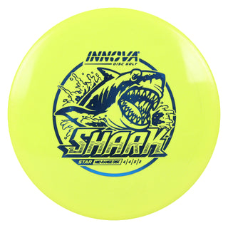 Innova Disc Golf Star Shark Midrange Disc 4/4/0/2 Yellow/Navy 163 grams