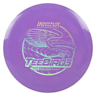 Innova Disc Golf Star Teebird3 Fairway Driver 8/4/0/2 Purple/Gold Holo 171 grams