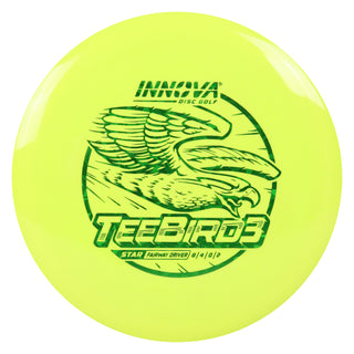 Innova Disc Golf Star Teebird3 Fairway Driver 8/4/0/2 Yellow/Green Shatter 173 grams