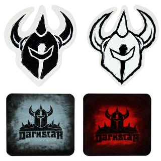 Darkstar Skateboard Stickers Logo 4-Pack #2