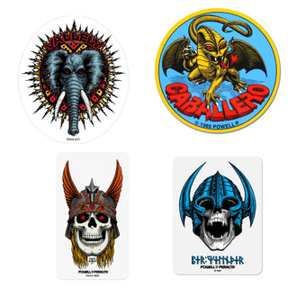 Powell Peralta Skateboard Stickers Pros 4-Pack #2