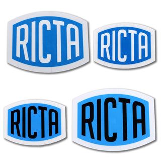 Ricta Wheels Skateboard Stickers Logo 4-Pack