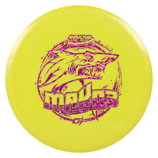 Innova Disc Golf Gstar Mako3 Midrange Disc 5/5/0/0 Yellow/Magenta Shatter 176 grams