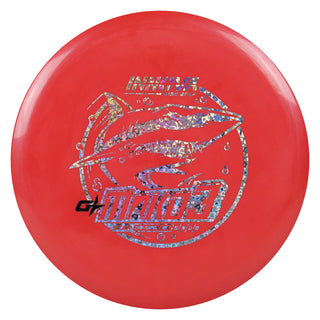Innova Disc Golf Gstar Mako3 Midrange Disc 5/5/0/0 Red/Silver Hearts 180 grams