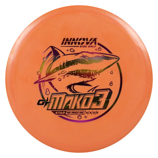 Innova Disc Golf Gstar Mako3 Midrange Disc 5/5/0/0 Orange/Purple Metallic 180 grams