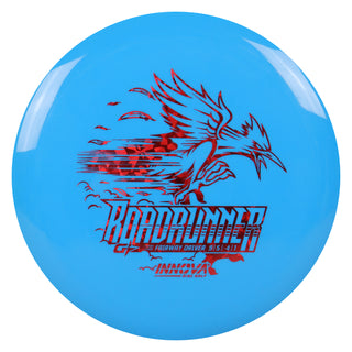 Innova Disc Golf GStar Roadrunner Fairway Driver 9/5/-4/1 Light Blue/Red Shatter 173 grams