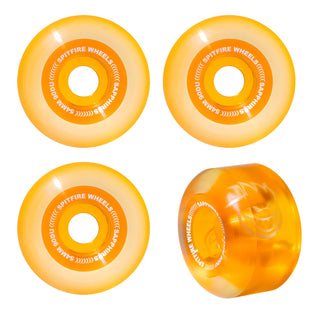 Spitfire Skateboard Wheels 54mm Sapphire 90A Orange