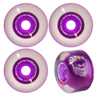 Spitfire Skateboard Wheels 58mm Sapphire 90A Purple