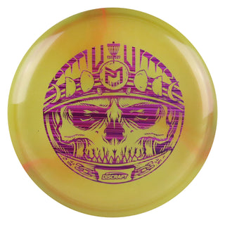 Discraft Disc Golf Paul McBeth Z Swirl Luna 3/3/0/3 Olive/Magenta Lines 170-172g