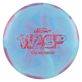 Discraft Disc Golf Chris Dickerson ESP Tour Swirl Wasp Midrange Disc 5/3/0/2 Purple Blue/Magenta Hexagons 177-180g