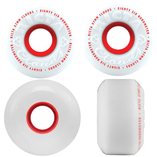 Ricta Wheels 57mm Clouds 86A White/Red