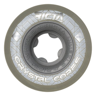 Ricta Skateboard Wheels Crystal Cores 54mm 95A Clear/Black