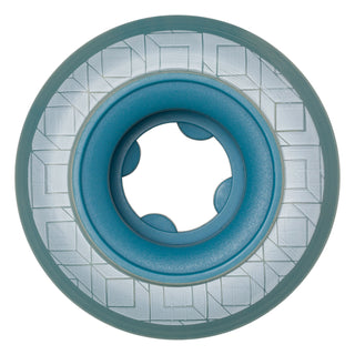 Ricta Skateboard Wheels Crystal Cores 52mm 95A Clear/Blue
