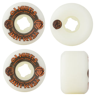 OJ Skateboard Wheels 55mm Team Line Original Hardline 99A White Black/Orange
