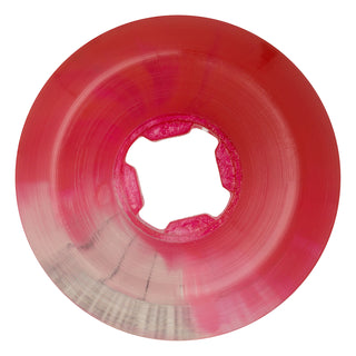OJ Wheels Skateboard Wheels 54mm DNA Curbsucker Bloodsuckers 95A Red Clear Swirl