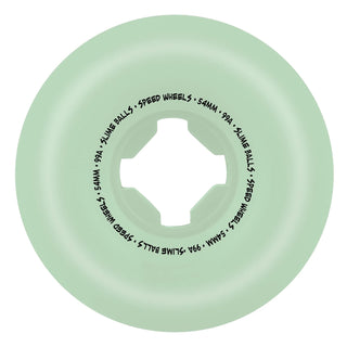 Slime Balls Skateboard Wheels and Independent Bearings Combo 54mm Screaming Hand Speed Balls 99A Glow