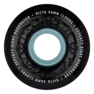 Ricta Skateboard Wheels 56mm Clouds 78A Black/Blue