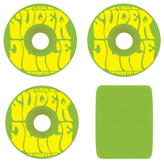 OJ Skateboard Cruiser Wheels 60mm Super Juice 78A Green