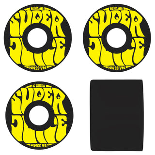 OJ Skateboad Cruiser Wheels Mini Super Juice Black 55mm 78A