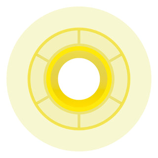 Ricta Skateboard Wheels 56mm Hi Vis Clouds 78A Yellow Soft